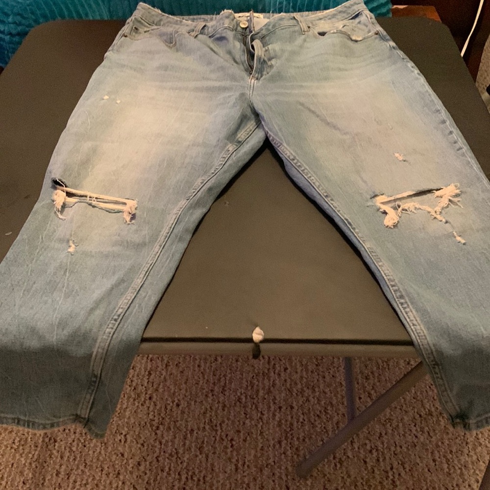 Abercrombie curve love skinny high rise jeans